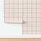 Cottagecore Gingham Spring Check Crosshatch Plaid Cottage Preppy Nursery Girls Room Pink Windowpane Check Farmhouse Rustic Country Stripe Custom Removable Wallpaper by Spoonflower Peel & Stick Wallpaper 2FT Wide